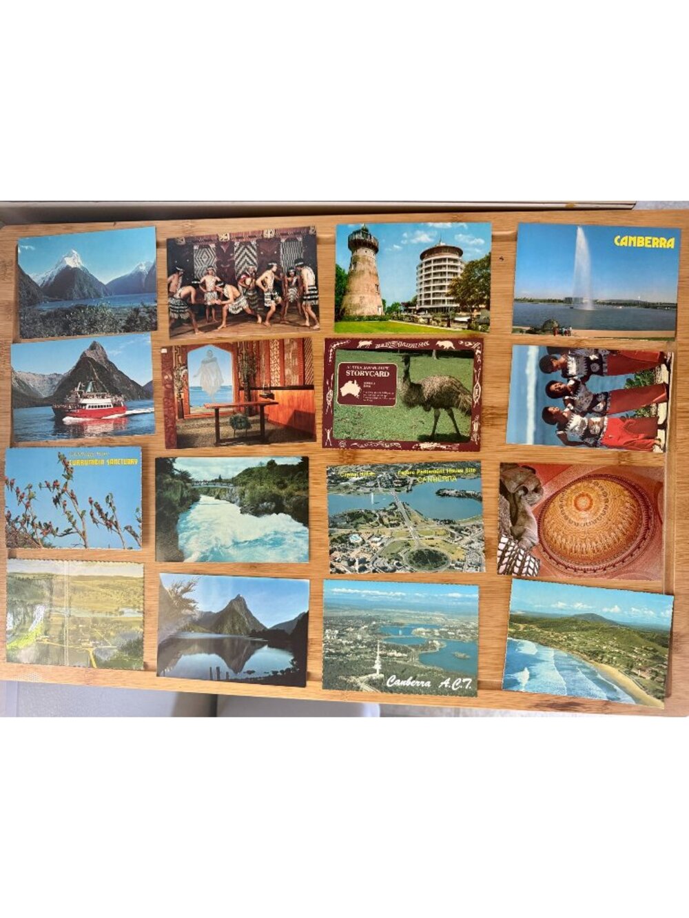 Vintage 1970s Lot of Postcards of Australia New Zealand Fiji / 16 Postcards